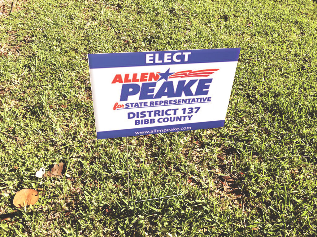 Allen Peake Campaign Sign